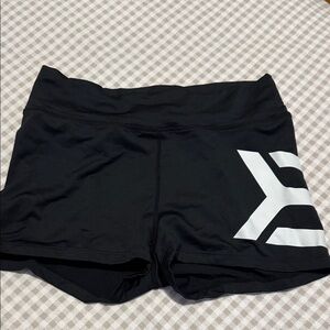 BETTER BODIES Black and White Athletic Shorts